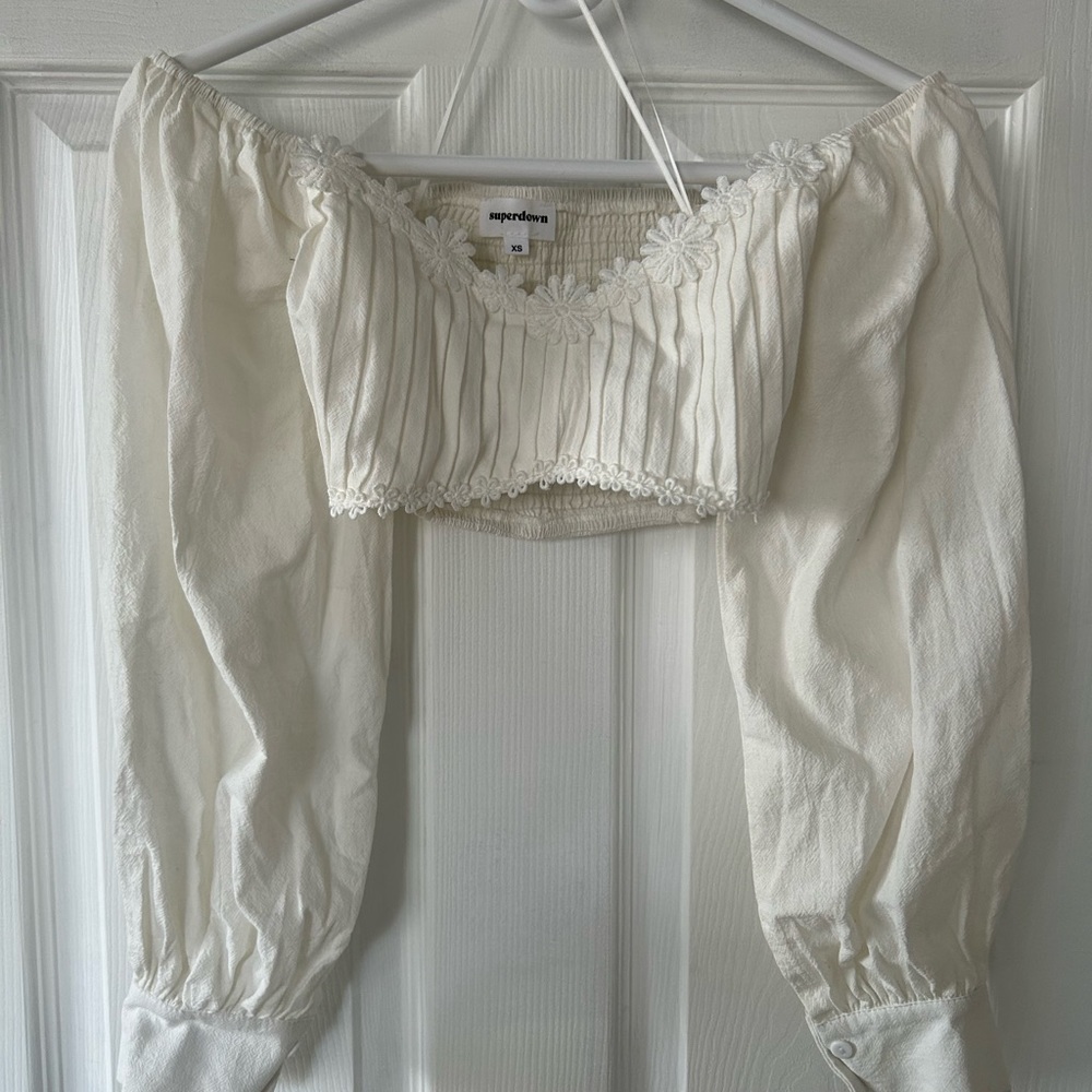 Superdown Tamsyn Crop Top: Xsmall View 5